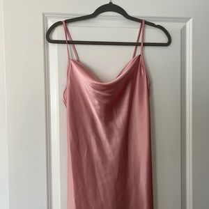 Bebe silky slip dress